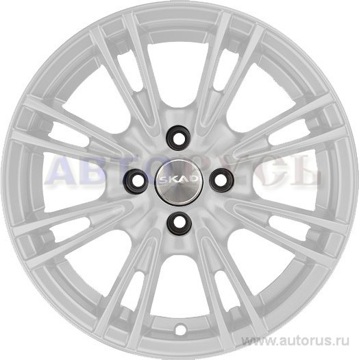 Диск литой R15 6J 4x100/67.1 ET45 СКАД Пантера белый 097 02 23