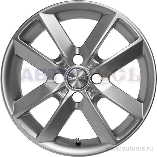 Диск литой R15 6J 4x114.3/56.6 ET45 СКАД Самурай S 102 08 08