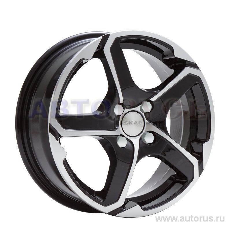 Диск литой R15 6J 4x100/67.1 ET38 СКАД Аллигатор алмаз 113 00 05