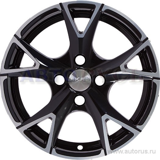 Диск литой R14 5.5J 4x100/67.1 ET45 СКАД Орлан алмаз 116 04 05