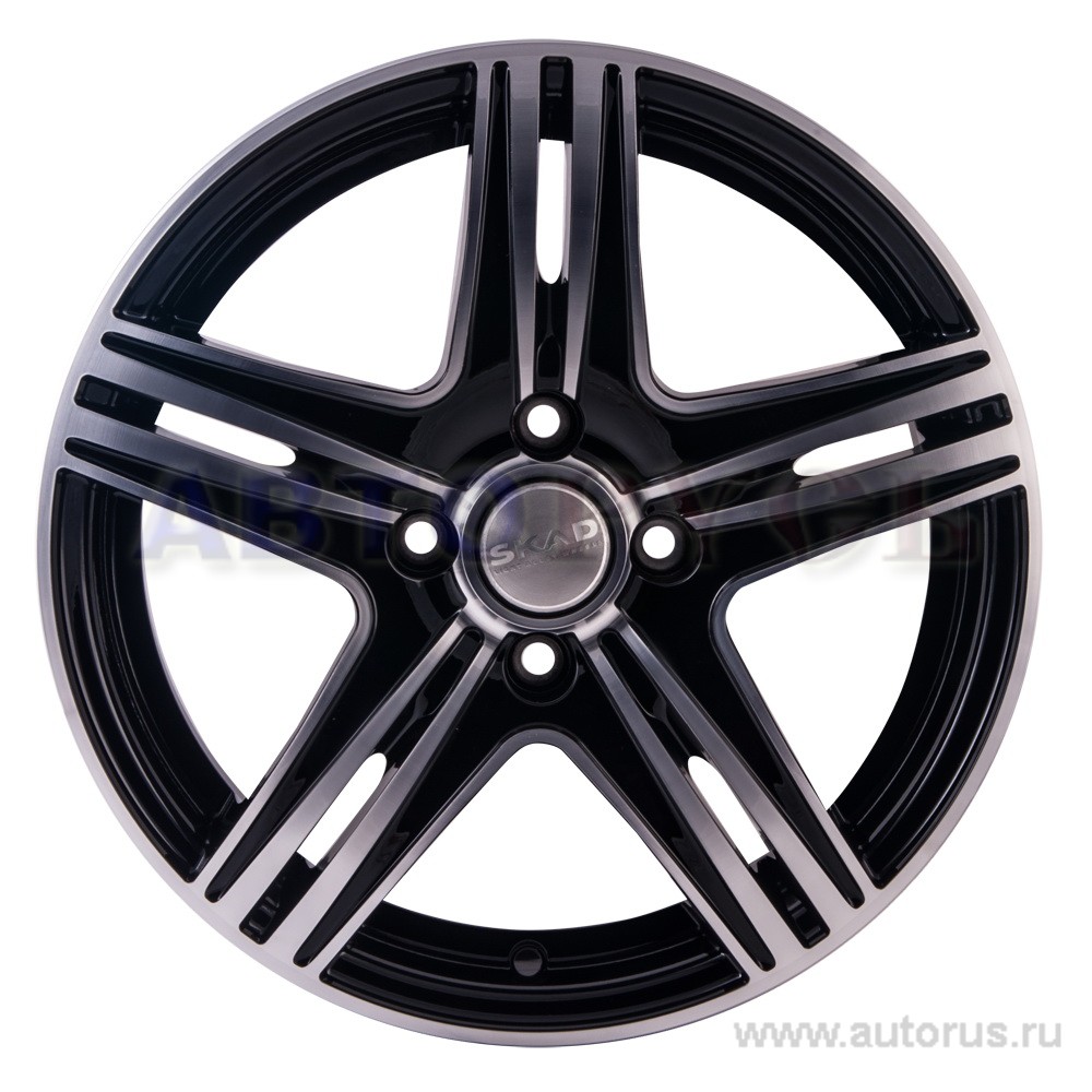 Диск литой R15 6J 4x100/67.1 ET45 СКАД Сити алмаз 130 01 05