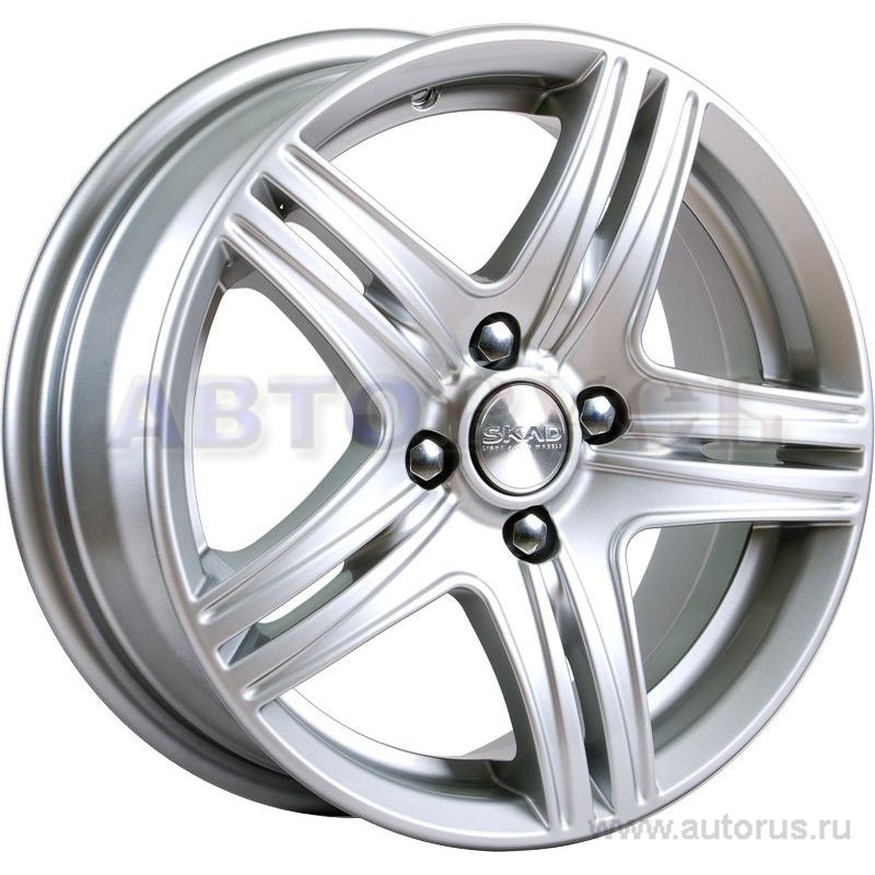 Диск литой R15 6J 4x100/67.1 ET45 СКАД Сити S 130 01 08