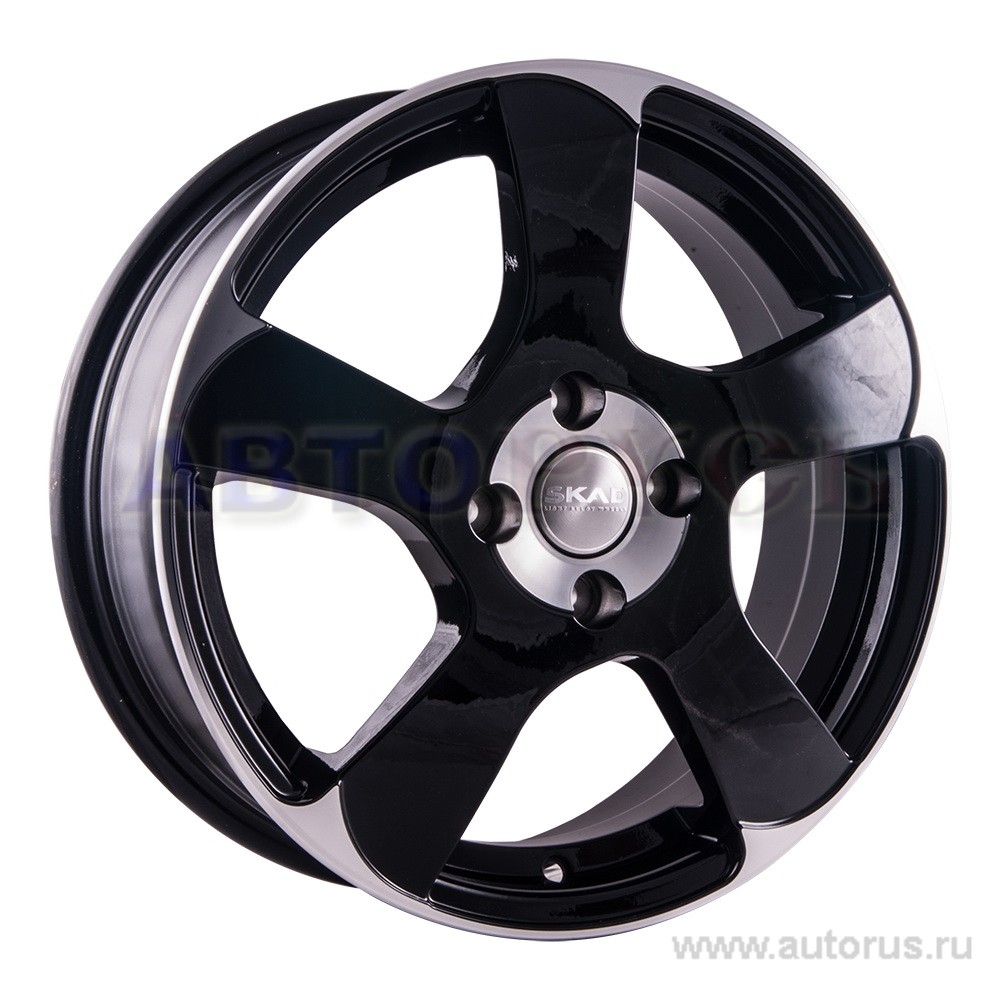 Диск литой R14 5.5J 4x100/67.1 ET35 СКАД Акула алмаз 133 01 05