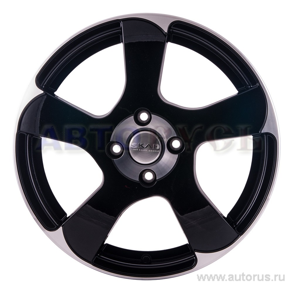 Диск литой R14 5.5J 4x100/67.1 ET35 СКАД Акула алмаз 133 01 05