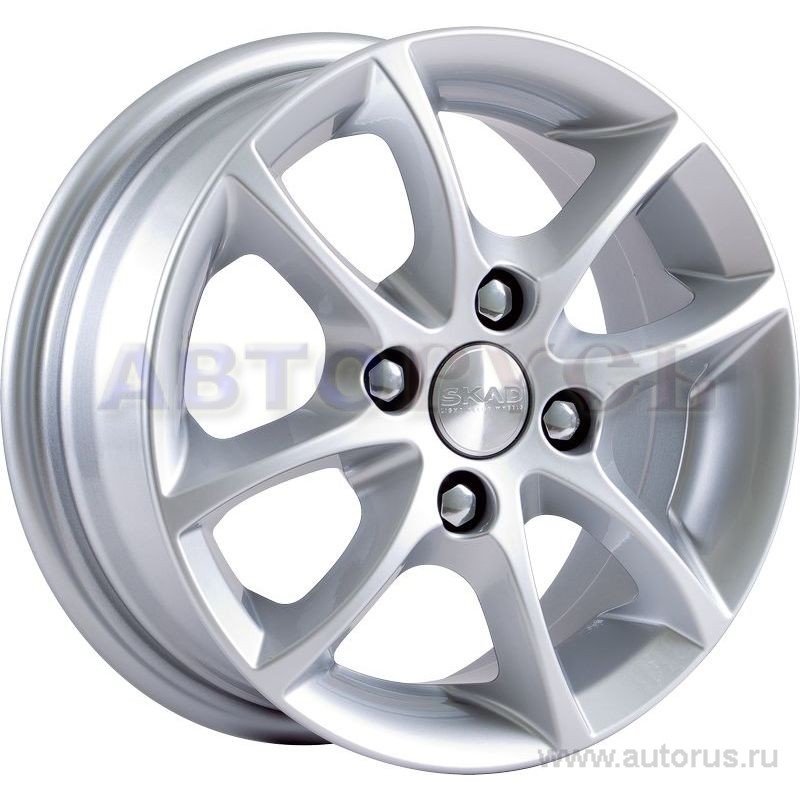 Диск литой R13 5.5J 4x100/67.1 ET35 СКАД Спарта S 134 01 08