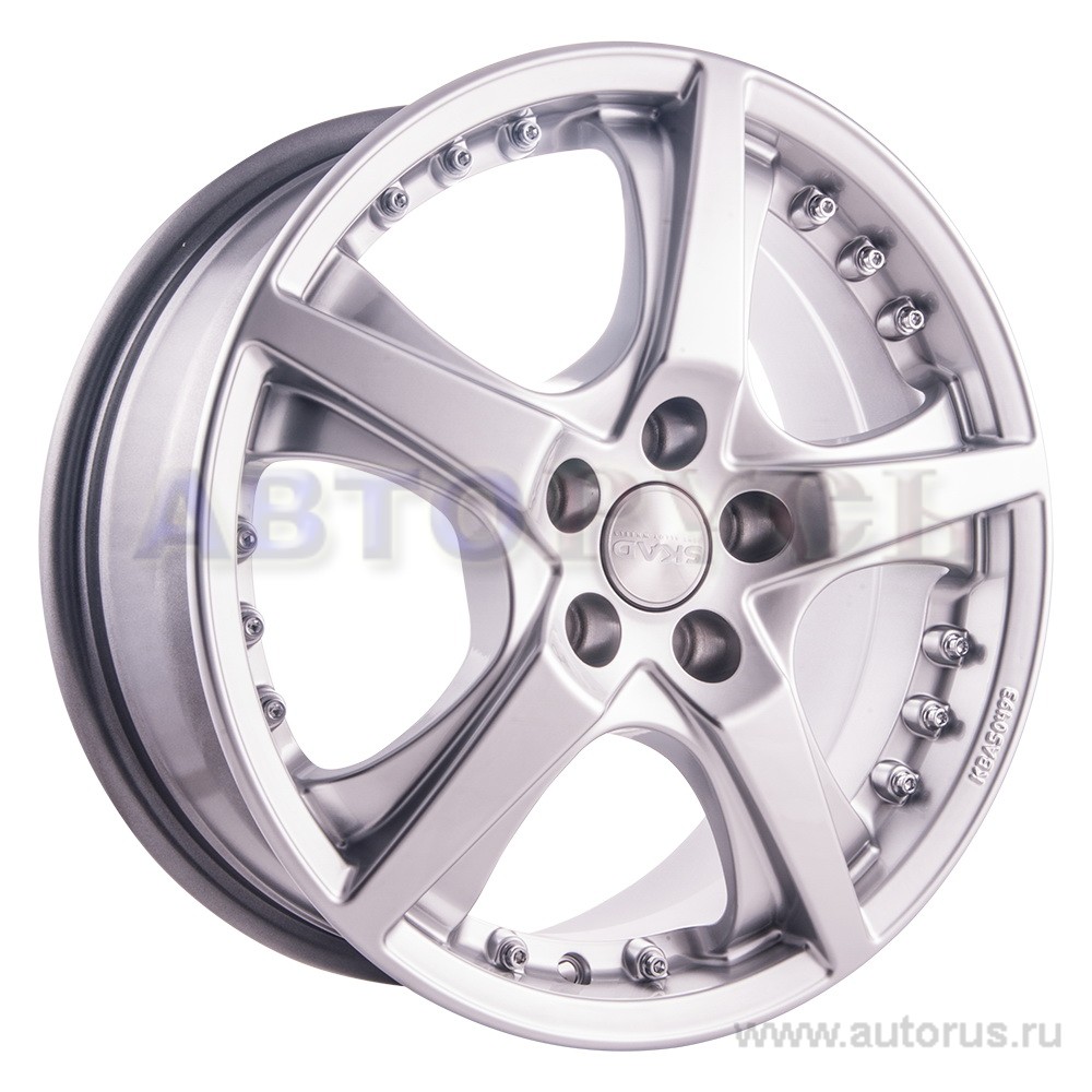 Диск литой R16 6.5J 5x100/57.1 ET38 СКАД Diamond S 136 02 08