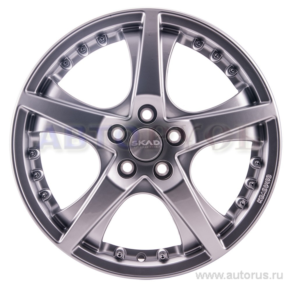 Диск литой R16 6.5J 5x100/57.1 ET38 СКАД Diamond S 136 02 08