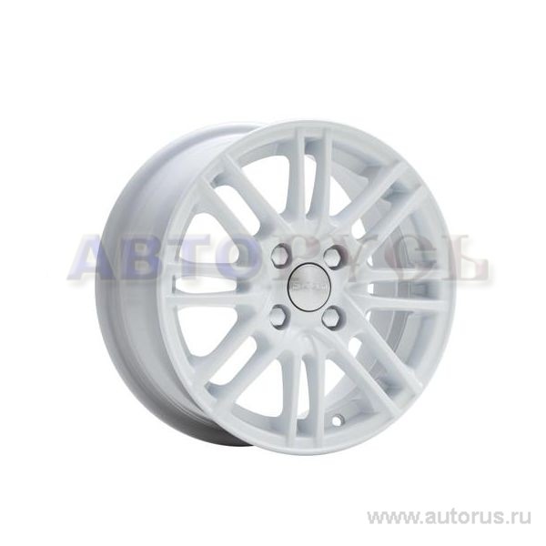 Диск литой R14 6J 4x100/67.1 ET38 СКАД Электра алмаз белый 1420124