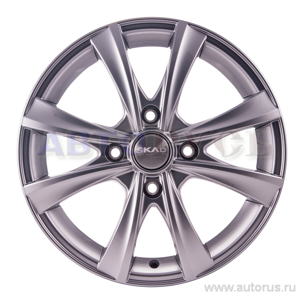 Диск литой R15 6J 4x100/60.1 ET45 СКАД Мальта S 164 02 08