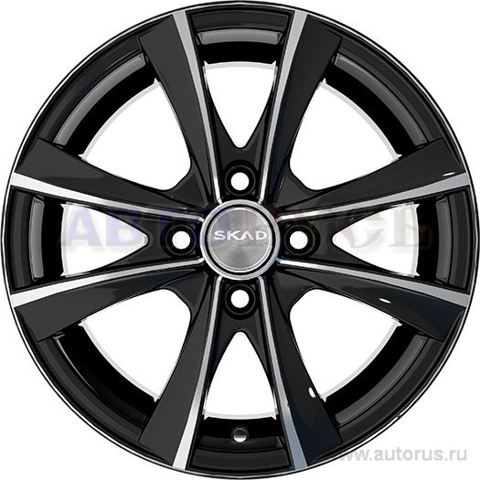 Диск литой R15 6J 4x100/67.1 ET45 СКАД Мальта алмаз 164 03 05