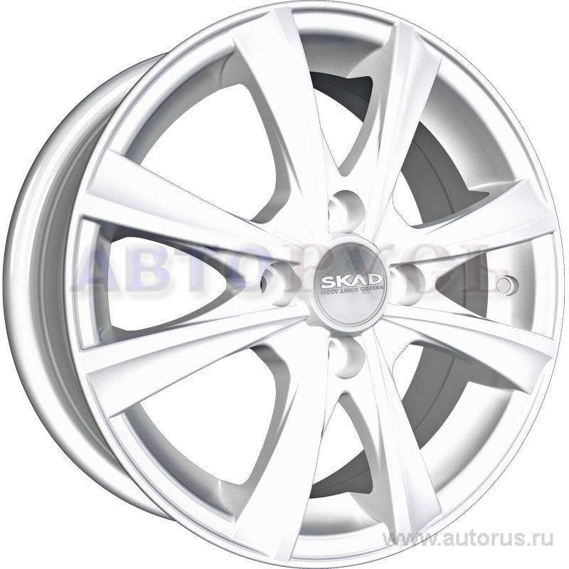 Диск литой R15 6J 4x100/67.1 ET45 СКАД Мальта белый 164 03 23