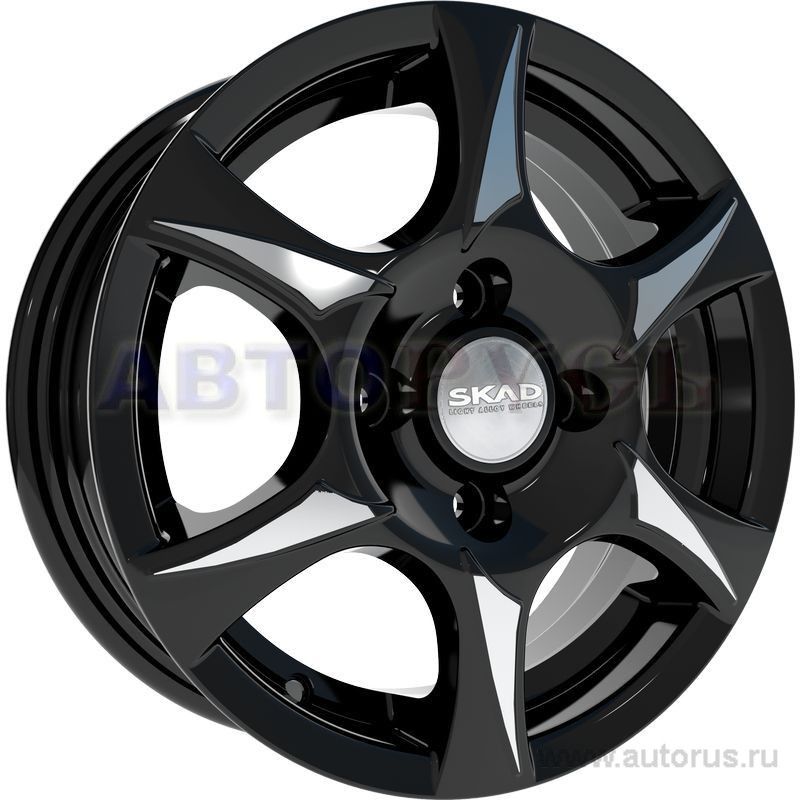 Диск литой R13 5J 4x100/67.1 ET35 СКАД Аэро алмаз 165 01 05