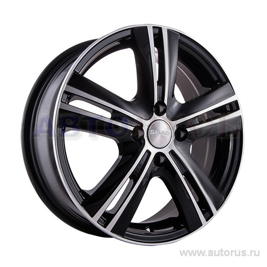 Диск литой R16 6J 4x100/60.1 ET45 СКАД Багира алмаз 166 01 05