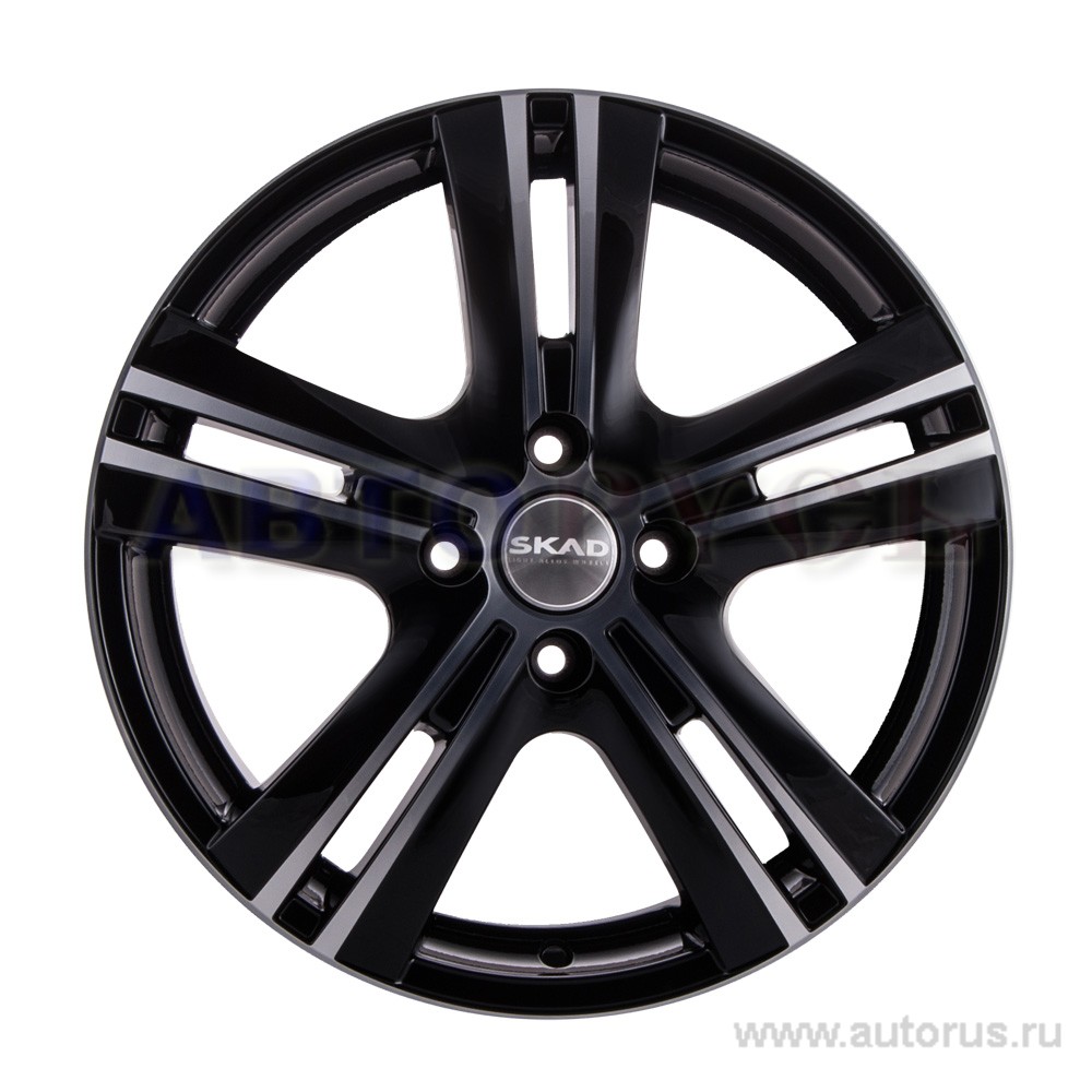 Диск литой R16 6J 4x100/60.1 ET45 СКАД Багира алмаз 166 01 05