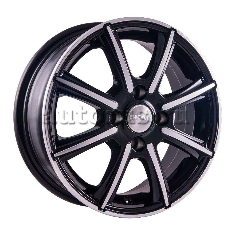 Диск литой R14 5.5J 4x100/67.1 ET38 СКАД Монако алмаз 167 01 05