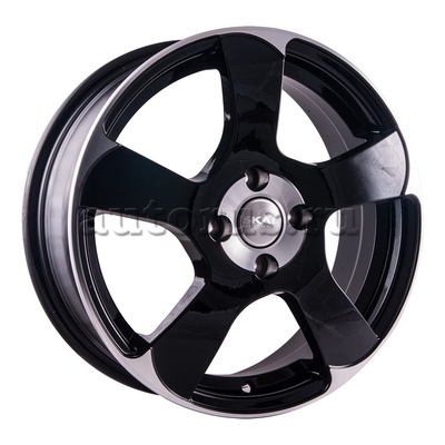 Диск литой R16 6J 4x100/54.1 ET52 СКАД Акула алмаз 169 08 05