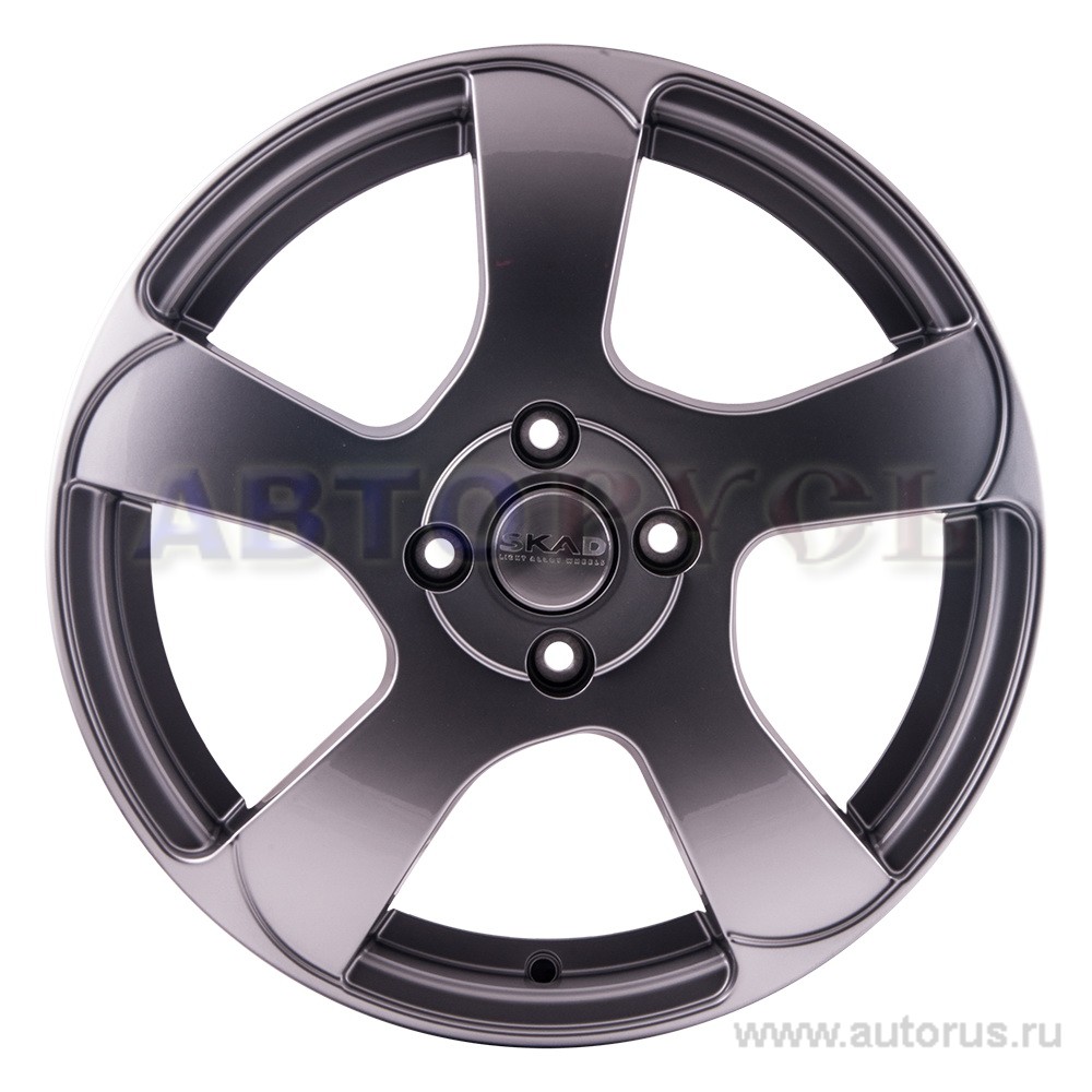 Диск литой R16 6J 4x100/54.1 ET52 СКАД Акула S 169 08 08