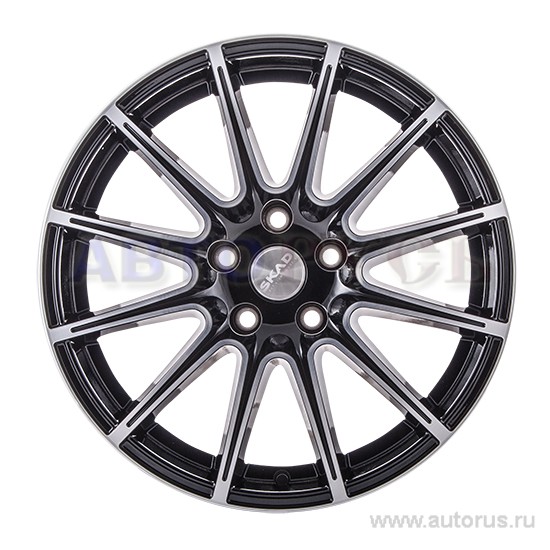 Диск литой R17 7.5J 5x108/63.3 ET45 СКАД LE MANS алмаз 195 12 05