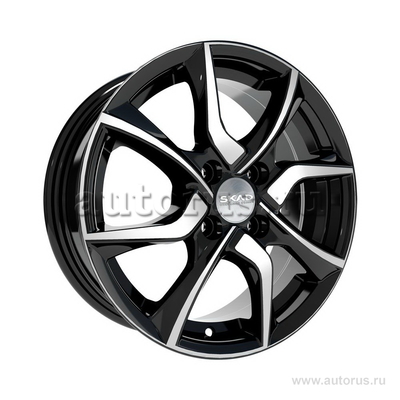 Диск литой R15 6J 4x108/65.1 ET23 СКАД Тулон алмаз 2030005