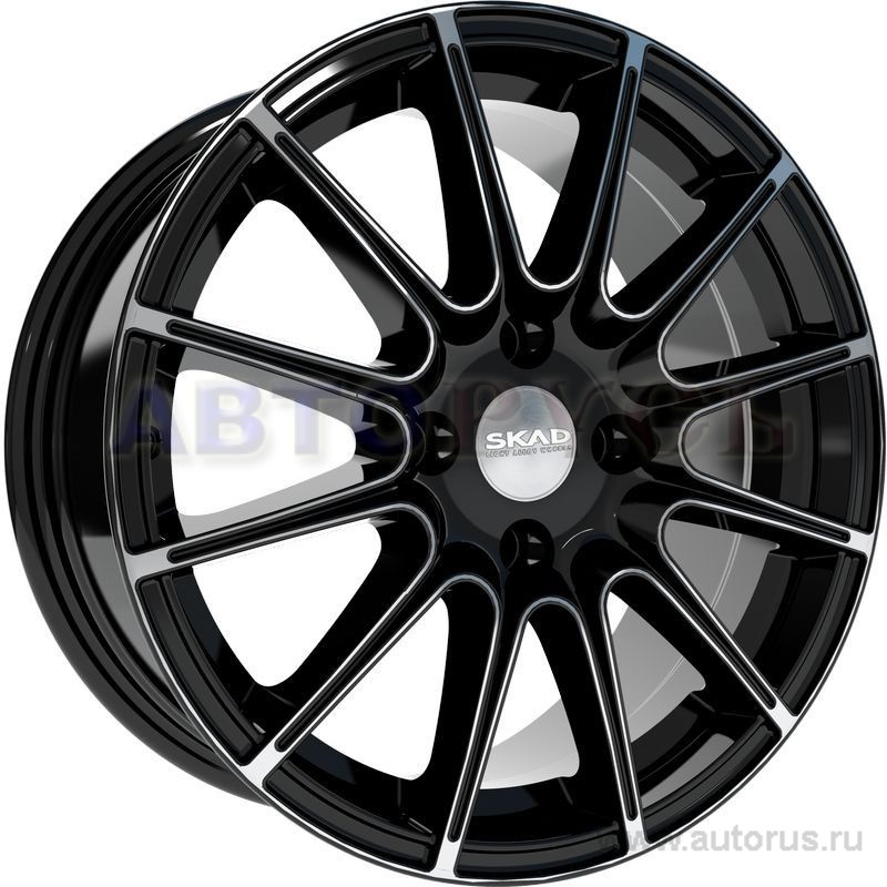 Диск литой R16 7J 4x108/65.1 ET32 СКАД ЛеМан алмаз 2040005