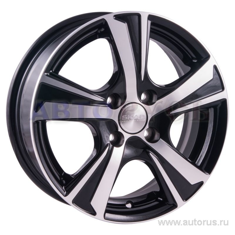 Диск литой R14 5.5J 4x100/67.1 ET38 СКАД Крит алмаз 2050105