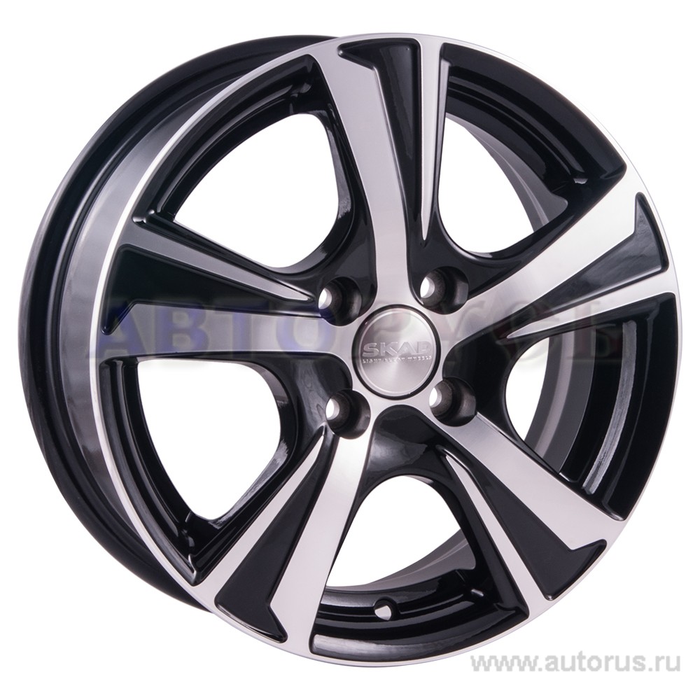 Диск литой R14 5.5J 4x100/56.6 ET39 СКАД Крит алмаз 2050305