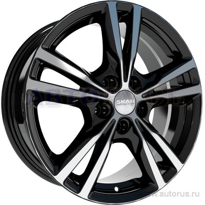 Диск литой R17 7J 5x108/63.35 ET50 СКАД Мельбурн алмаз 2070105