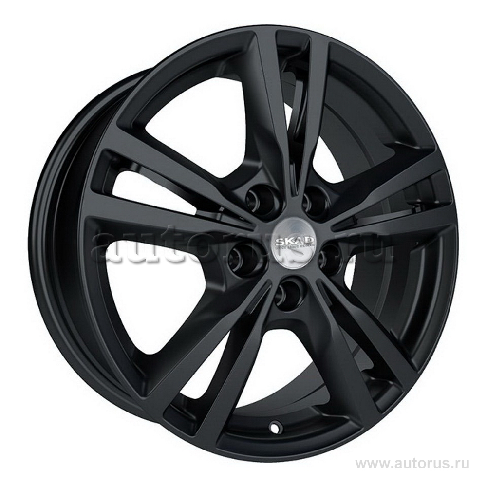 Диск литой R17 7J 5x108/63.35 ET50 СКАД Мельбурн черный бархат 2070125