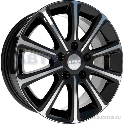 Диск литой R16 6.5J 5x114.3/60.1 ET45 СКАД Милан алмаз 2130505