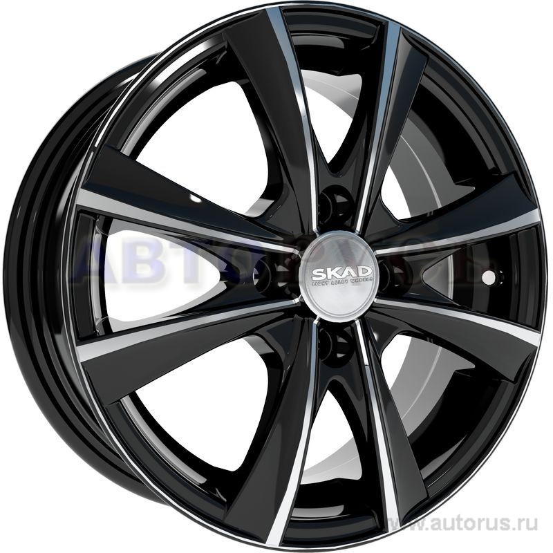 Диск литой R14 5.5J 4x100/67.1 ET38 СКАД Мальта алмаз 2140105