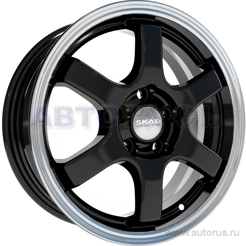 Диск литой R15 6J 4x100/67.1 ET38 СКАД Киото антрацит алмаз 2150120