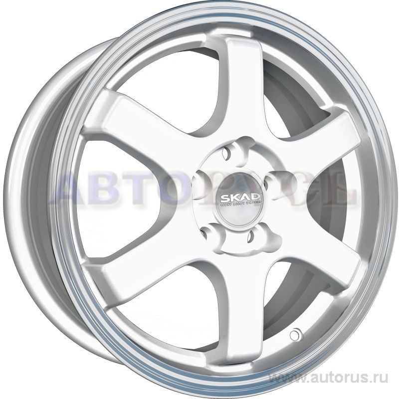 Диск литой R15 6J 4x100/54.1 ET48 СКАД Киото алмаз белый 2150624