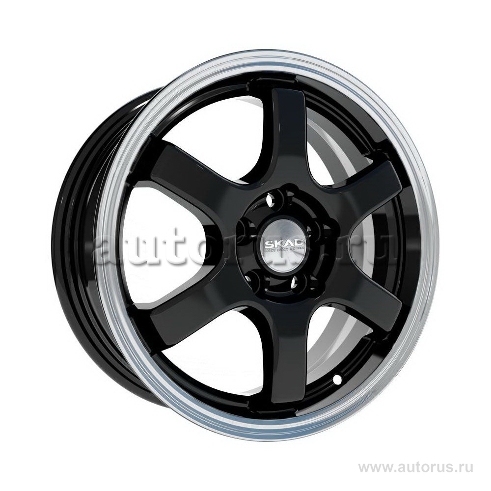 Диск литой R15 6J 4x100/60.1 ET50 СКАД Киото алмаз антрацит 2150820