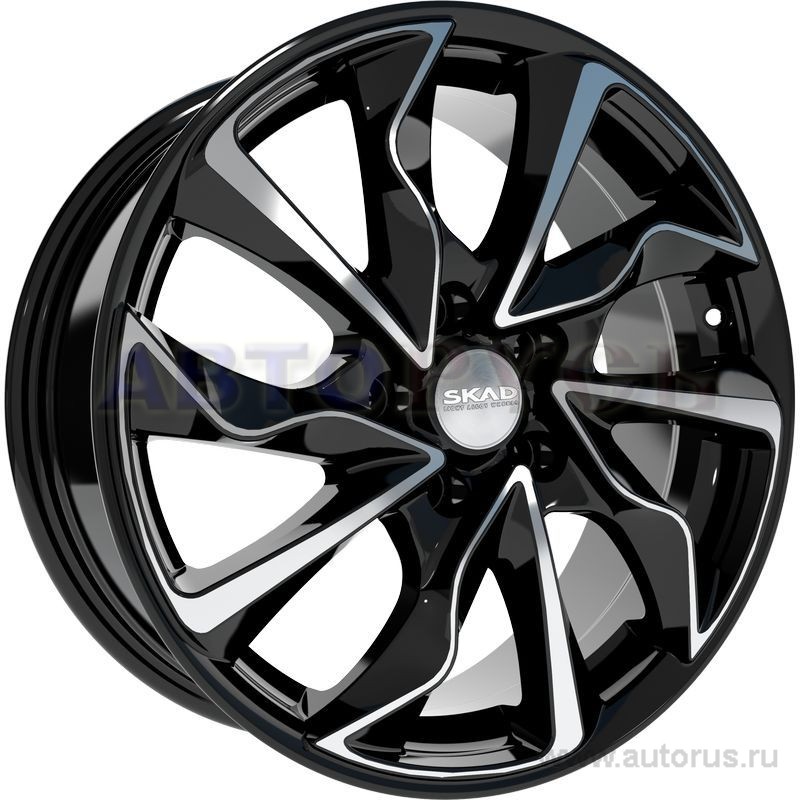 Диск литой R17 7J 5x108/63.3 ET45 СКАД Марсель алмаз 2170705