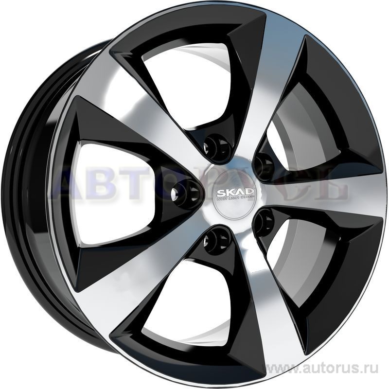 Диск литой R16 7J 5x114.3/60.1 ET45 СКАД Кёльн алмаз 2180005