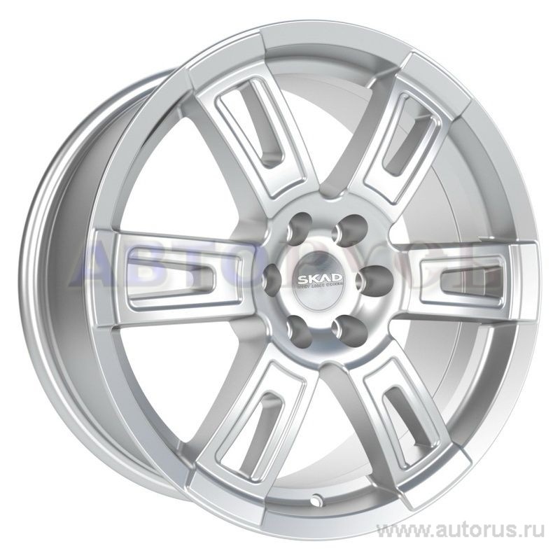 Диск литой R18 8J 6x114.3/66.1 ET30 СКАД Тор Silver 2450102