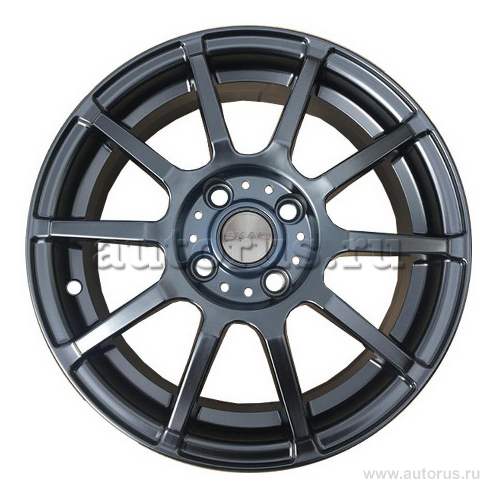 Диск литой R15 6J 4x100/60.1 ET40 СКАД Акита черный бархат 2880125