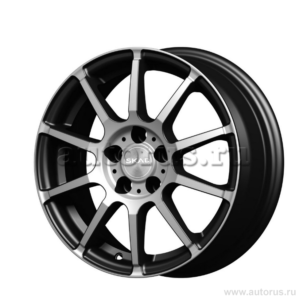 Диск литой R15 6J 4x100/67.1 ET45 СКАД Акита алмаз 2880205