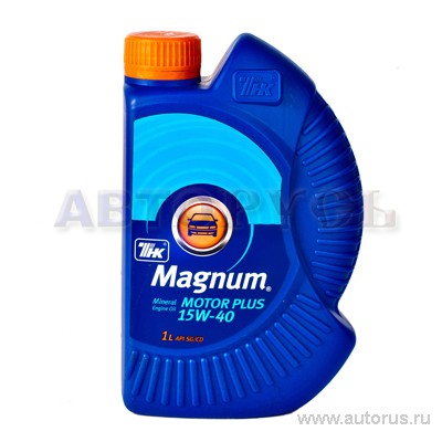 Масло моторное ТНК Magnum Motor Plus 15W40 минеральное 1 л 40614432