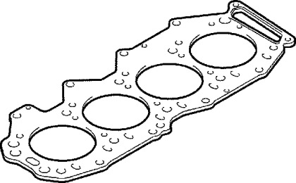 Прокладка головки цилиндра ELRING для MAZDA MPV I (LV) 2.5 TD