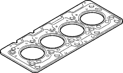 Головка цилиндра ELRING для NISSAN KUBISTAR (X76) 1.5 dCi
