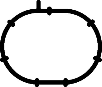 Прокладка / уплотнит. кольцо впускного/выпускного коллектора ELRING для FORD GRAND C-MAX (DXA/CB7, DXA/CEU) 1.6 Ti