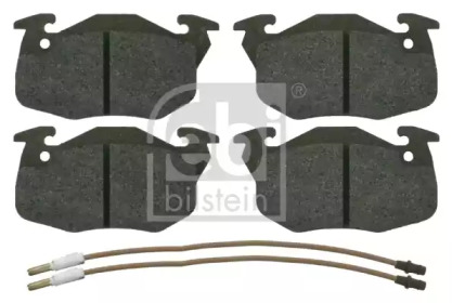 Тормозные колодки FEBI для PEUGEOT 205 I (741A/C) 1.7 Diesel