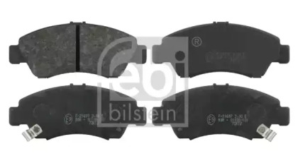 Тормозные колодки FEBI для HONDA JAZZ II (GD_, GE3, GE2) 1.3 (GD1)