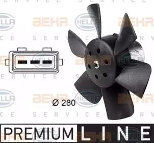 Система охлаждения BEHR/HELLA для VW GOLF II (19E, 1G1) 1.8 GTI 16V