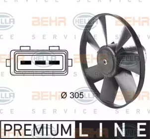 Система охлаждения BEHR/HELLA для VW CADDY II Variant (9K9B) 1.6