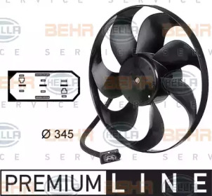 Система охлаждения BEHR/HELLA для VW BORA Variant (1J6) 1.4 16V