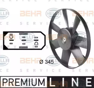 Система охлаждения BEHR/HELLA для VW BORA Variant (1J6) 1.4 16V