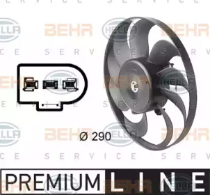 Система охлаждения BEHR/HELLA для VW BORA Variant (1J6) 1.4 16V