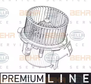 Двигатель вентилятор BEHR/HELLA для NISSAN INTERSTAR Фургон (X70) dCi 140